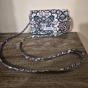 Vera Bradley Floral Crossbody/Wallet Bag - Multi-colored